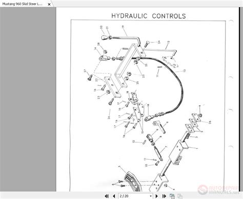 mustang 960 skid steer wiring diagram|mustang skid steer parts catalog.